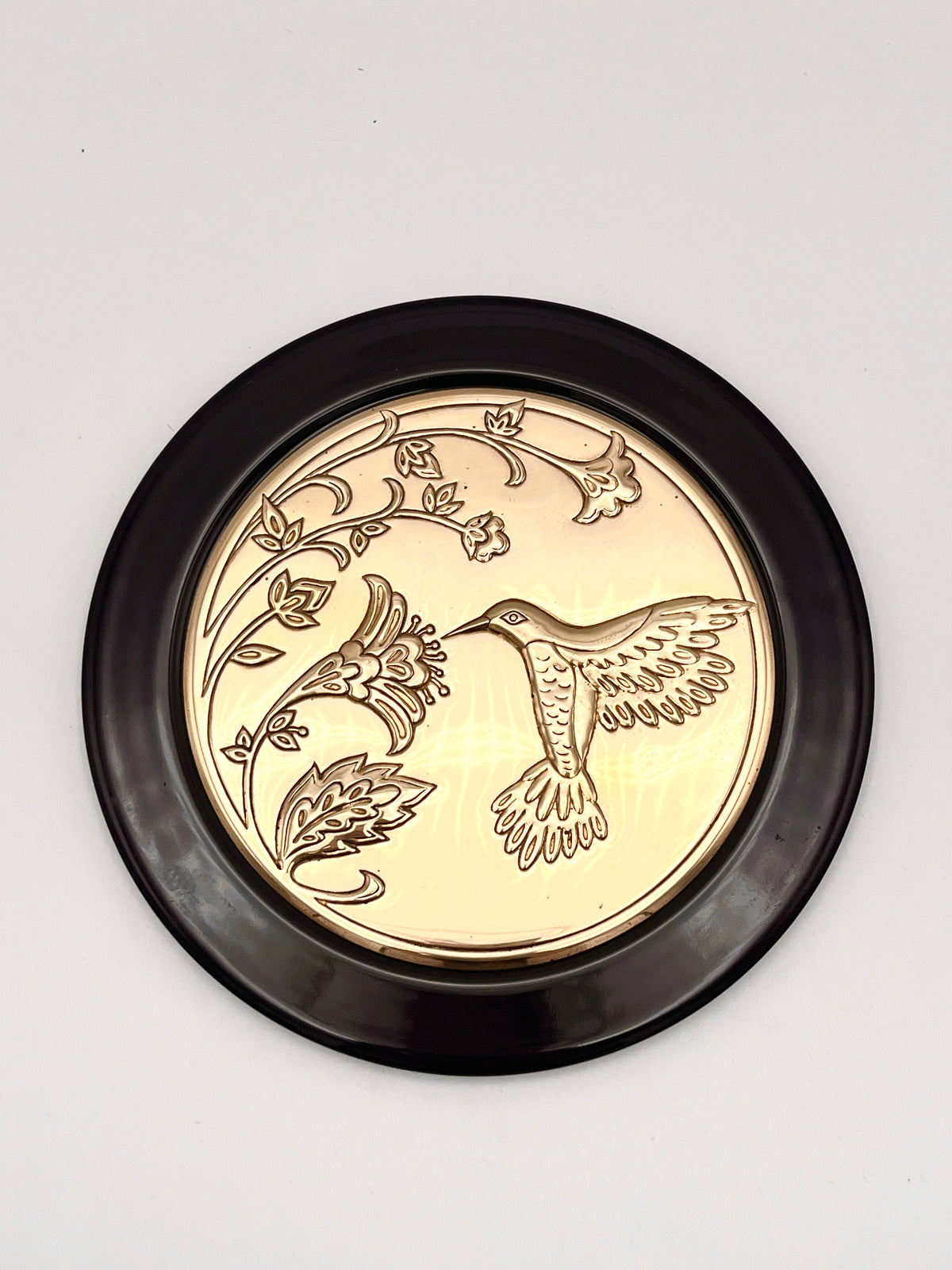 Vintage Brass Inlay Trivet