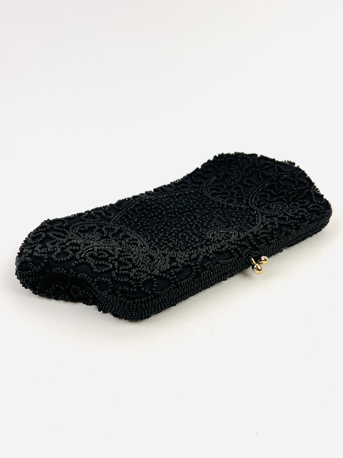 Vintage Hand-Beaded Clutch