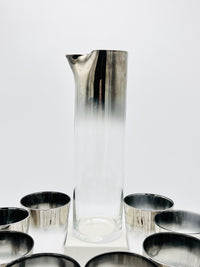 Vintage Silver Fade Cocktail Set
