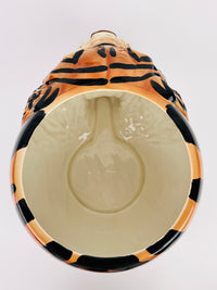 Rare Vintage Fitz & Floyd Tiger Head Planter