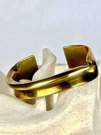 Vintage Modernist Bronze Cuff