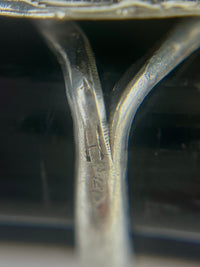 Vintage Mid-Century Navajo Sterling Turquoise Ring by Cecil Henry