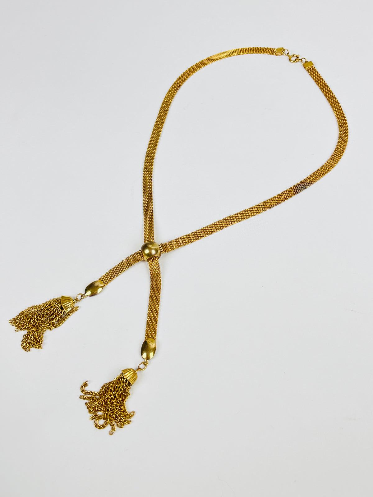 Vintage Chain Tassel Necklace