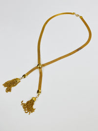 Vintage Chain Tassel Necklace
