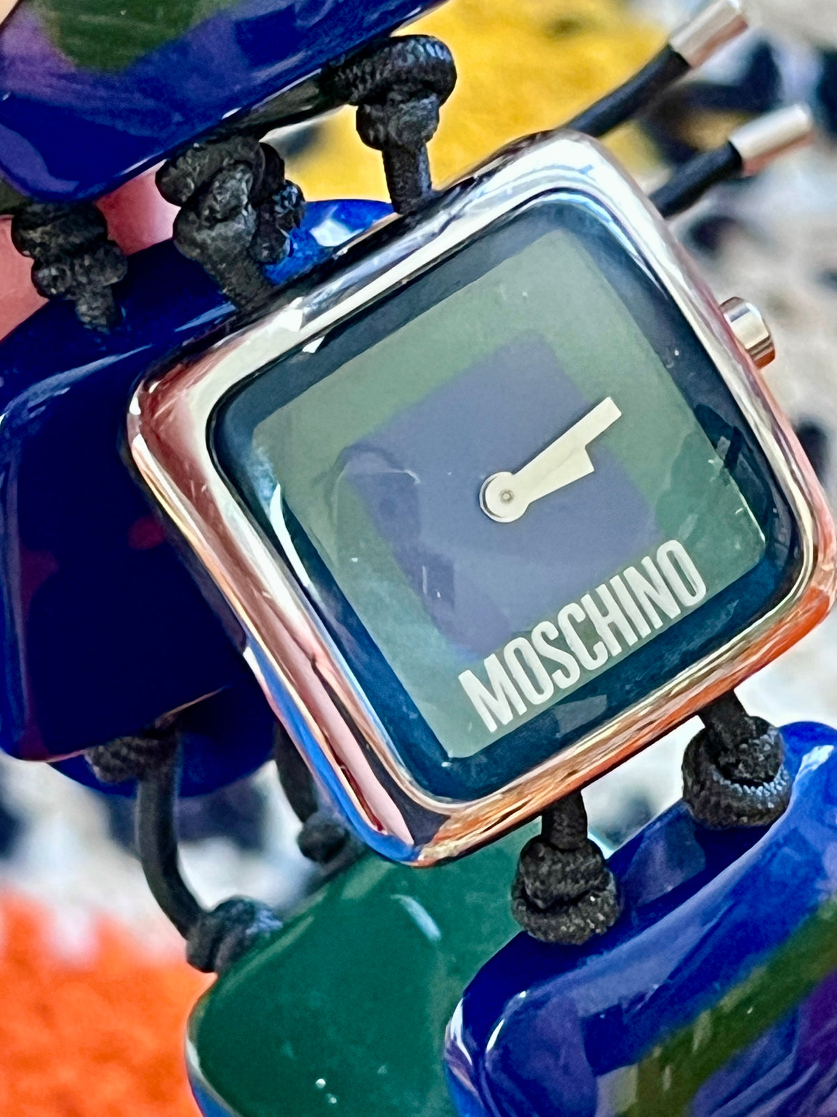 90s Moschino Hours & Minutes Watch and Desk Clock - “I Love 70”