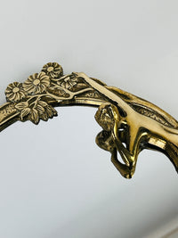 Brass Art Nouveau Mirror