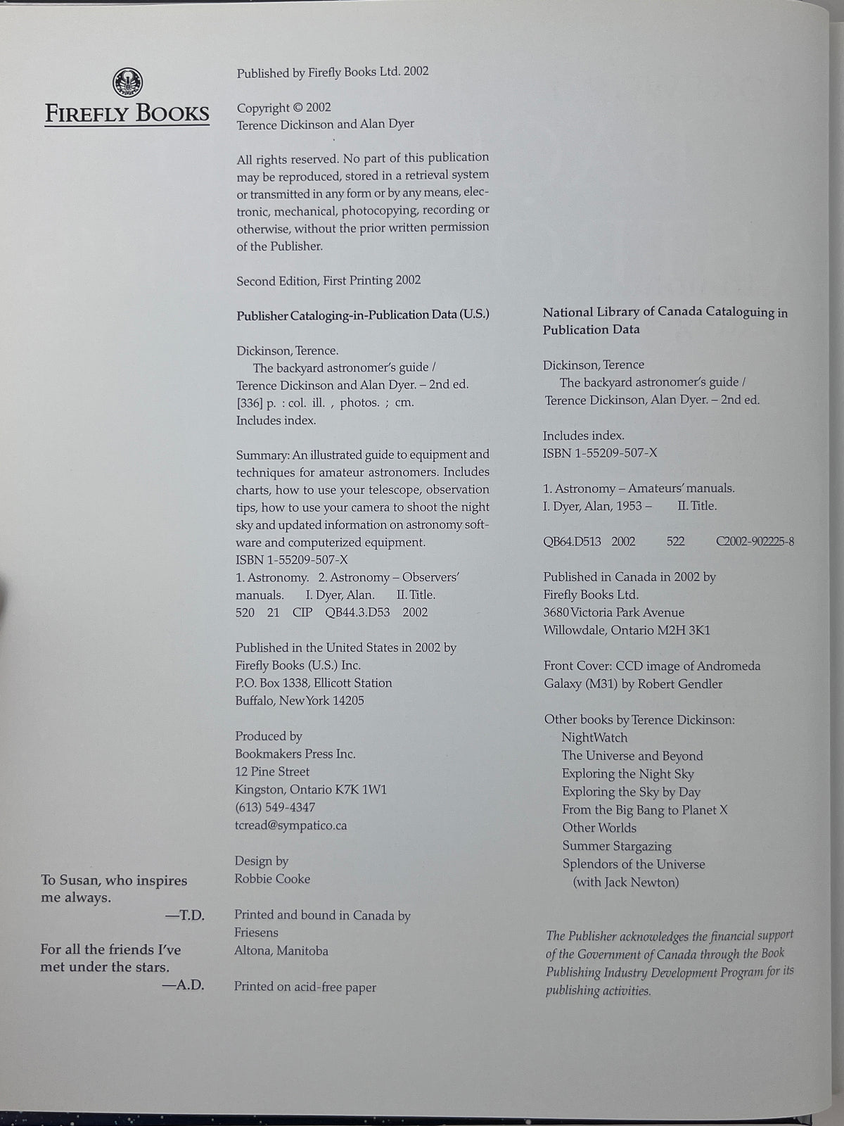 The Backyard Astronomer’s Guide