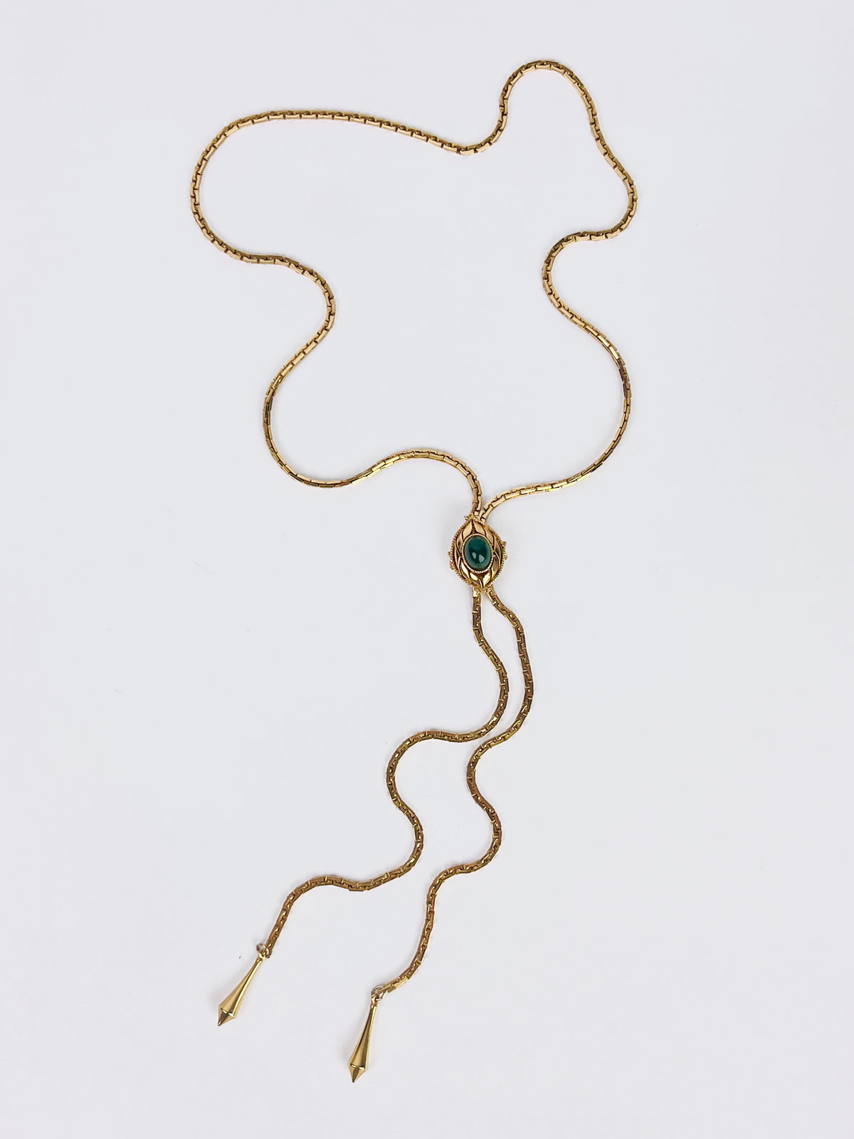 Vintage Adjustable Gold-Plated Necklace