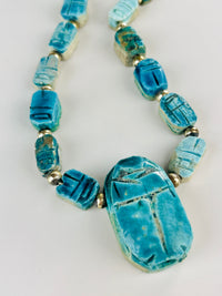 Vintage Scarab Necklace