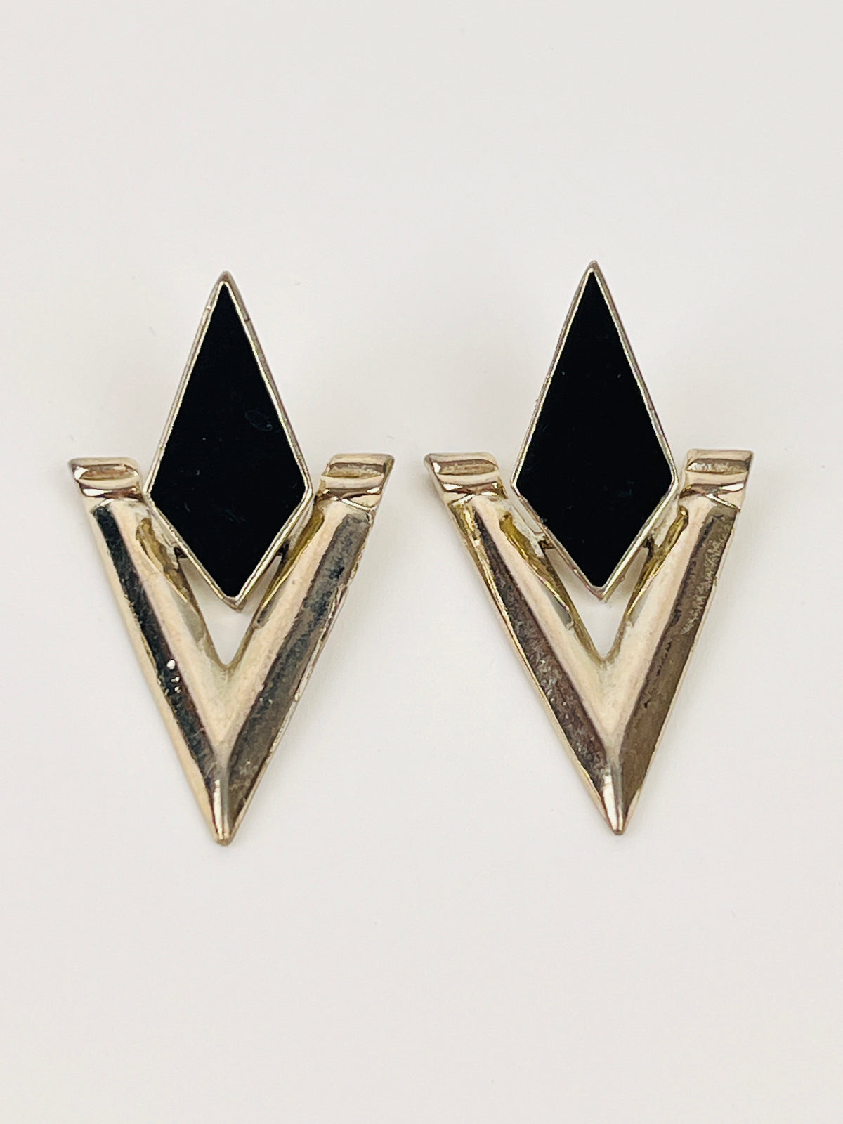 Vintage Silver Tone Costume Earrings