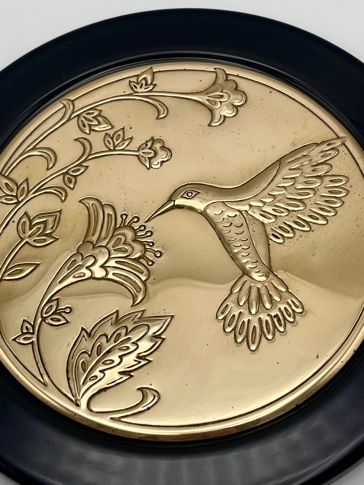 Vintage Brass Inlay Trivet