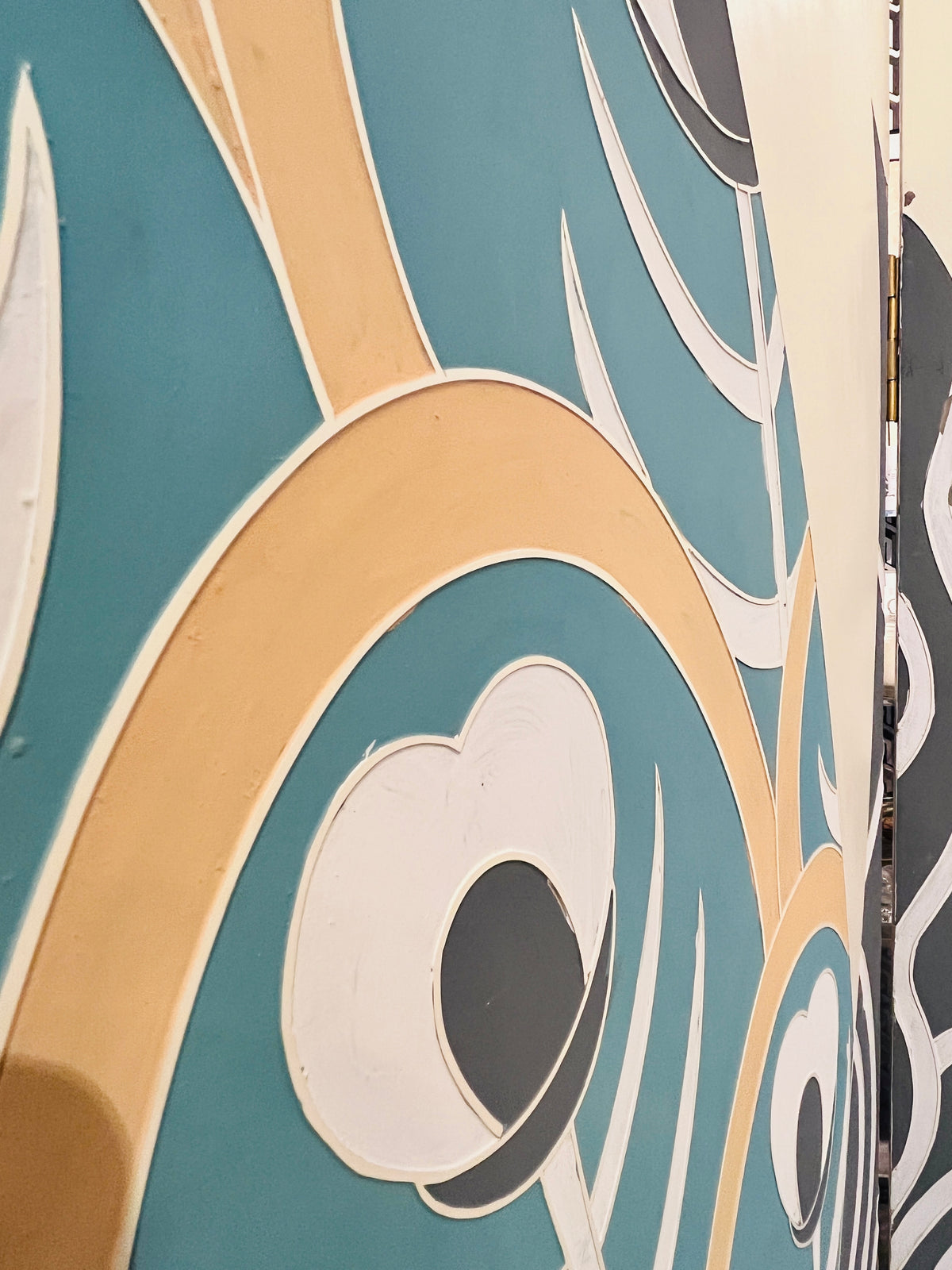 Vintage Art Deco Revival Postmodern Room Divider