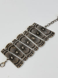 Vintage Stamped Metal Bracelet