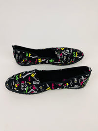 Vintage 90s Printed Canvas Shoes