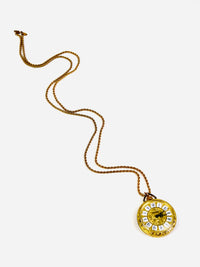 Vintage Watch Necklace with Swiss Movement
