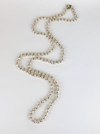 Vintage Miriam Haskell Faux Baroque Pearl Opera Necklace