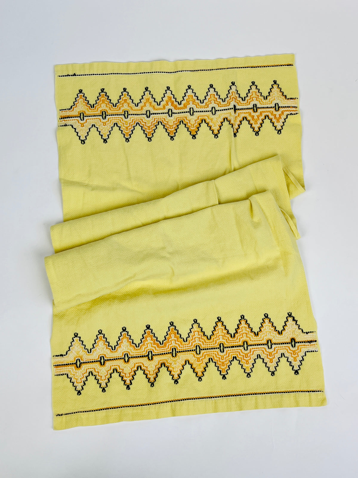 Vintage Swedish Embroidered Guest Towels
