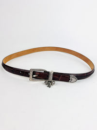 90s Vintage Leather Brighton Belt