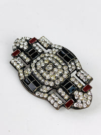 Vintage Art Deco Rhinestone Brooch
