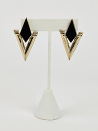 Vintage Silver Tone Costume Earrings