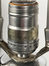 Vintage Lucite & Chrome Lamps with Shades by Frederick Cooper Chicago, A Pair