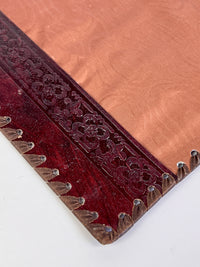 Vintage Italian Embossed Leather Book Cover