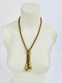 Vintage Adjustable Rope Chain Necklace