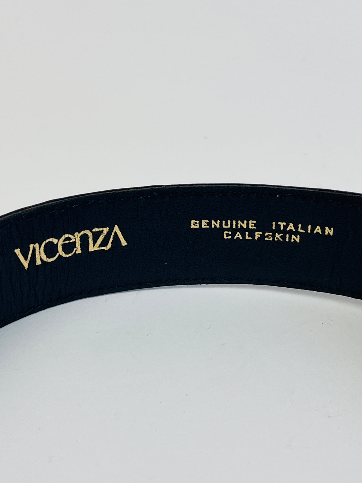 Vintage Italian Calfskin Vicenza Belt