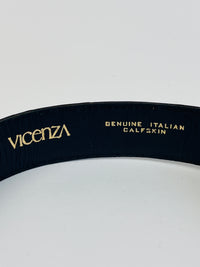 Vintage Italian Calfskin Vicenza Belt
