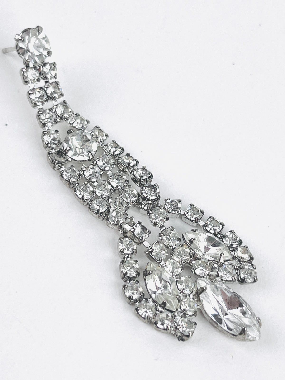 Vintage Rhinestone Drop Earrings