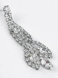 Vintage Rhinestone Drop Earrings