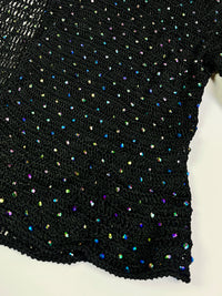 Vintage Knit and Beaded Cardign