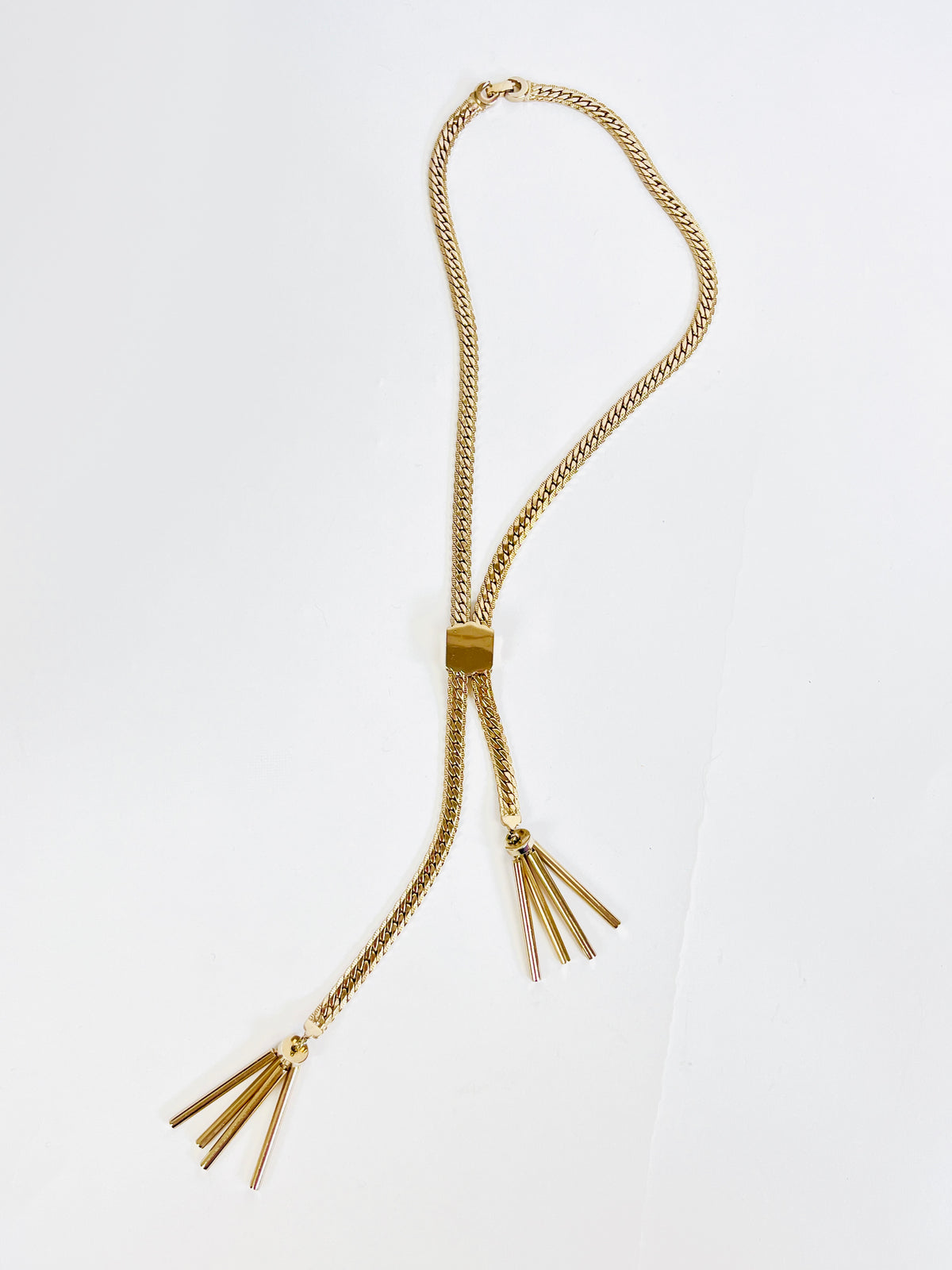 Vintage Adjustable Monet Tassel Necklace