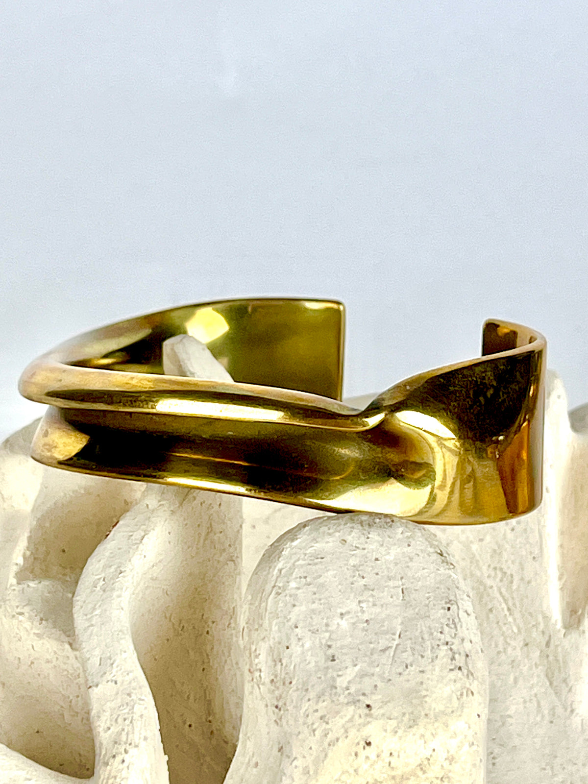 Vintage Modernist Bronze Cuff