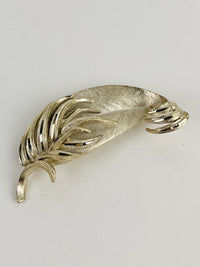 Vintage Mid-Century Leaf Brooch
