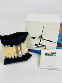 90s Moschino Hours & Minutes Watch and Desk Clock - “I 🖤 Moschino”