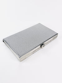 Vintage Silver Grid Bag