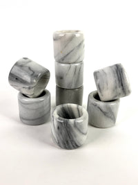 Vintage Marble Napkin Rings