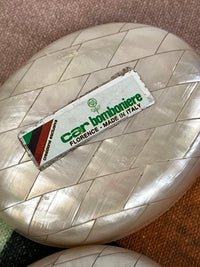 Vintage Italian Mother of Pearl Lidded Box