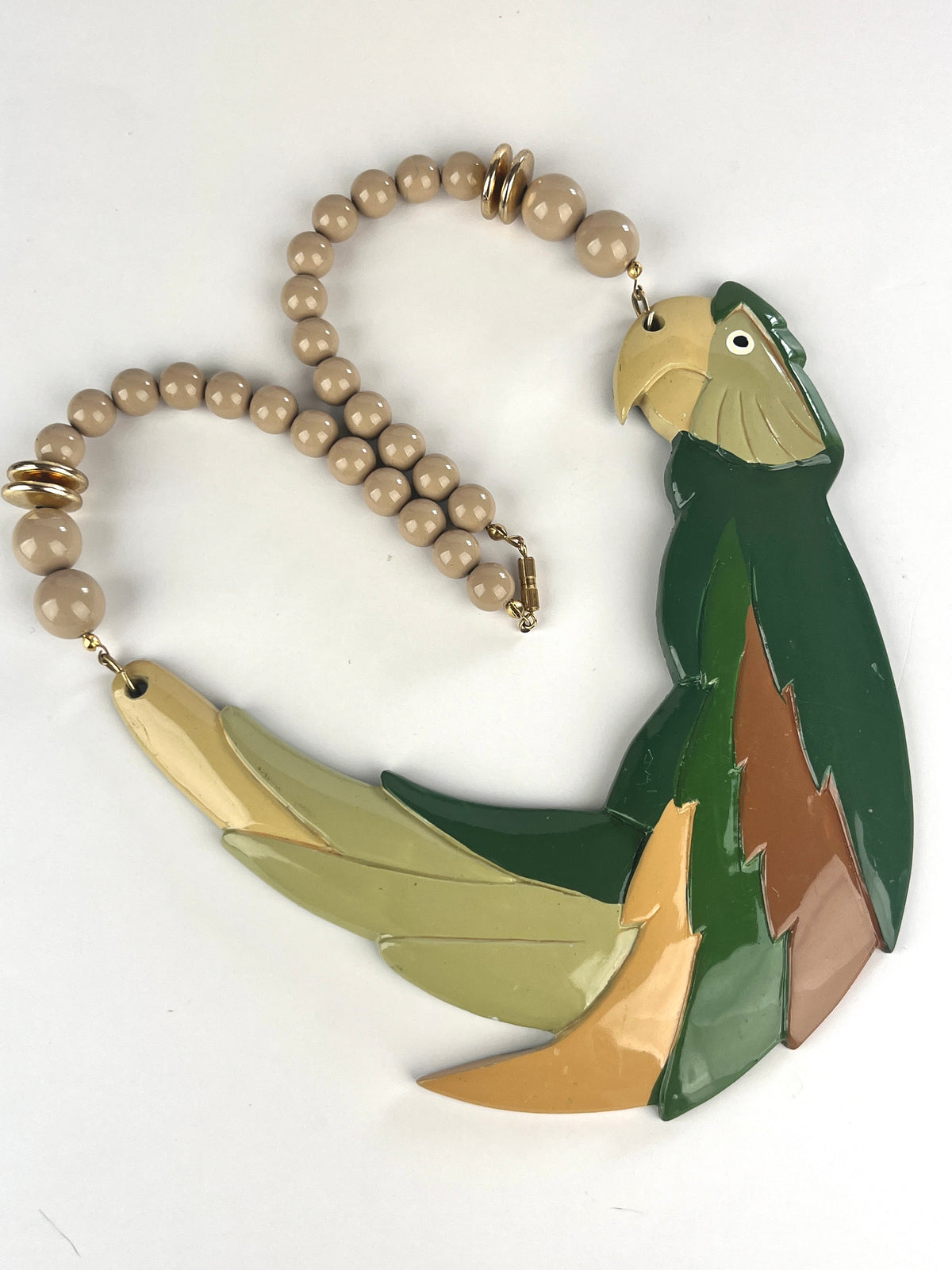 Vintage 1980s Parrot Necklace