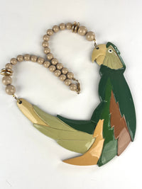 Vintage 1980s Parrot Necklace