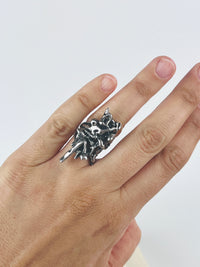 Vintage Sculptural Sterling Ring