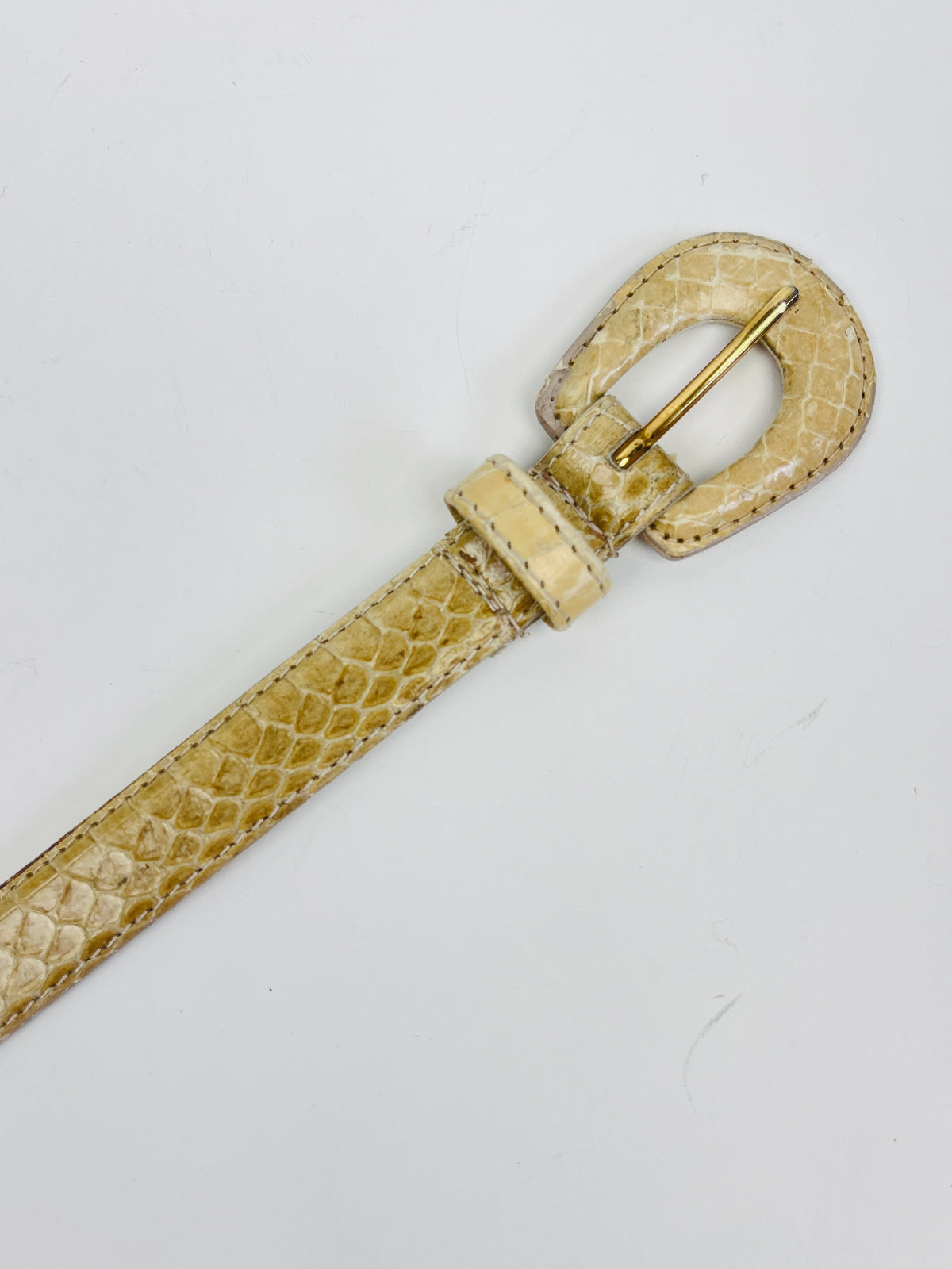 Vintage Snakeskin Belt