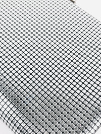 Vintage Silver Grid Bag