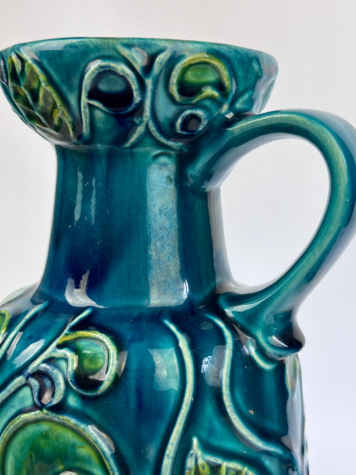 Mid-Century Modern Floral Vase by Bay Keramik