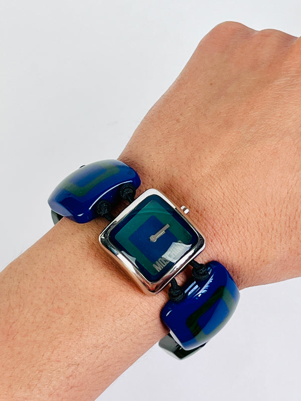 90s Moschino Hours & Minutes Watch and Desk Clock - “I Love 70”