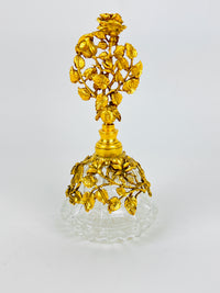 Vintage Matson Filigree and Glass Perfume Bottle