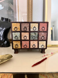 Vintage Stone and Wood Box