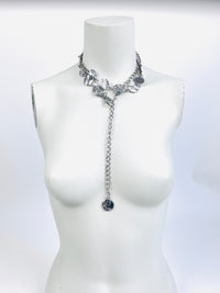 Vintage Silver Tone Chain Belt