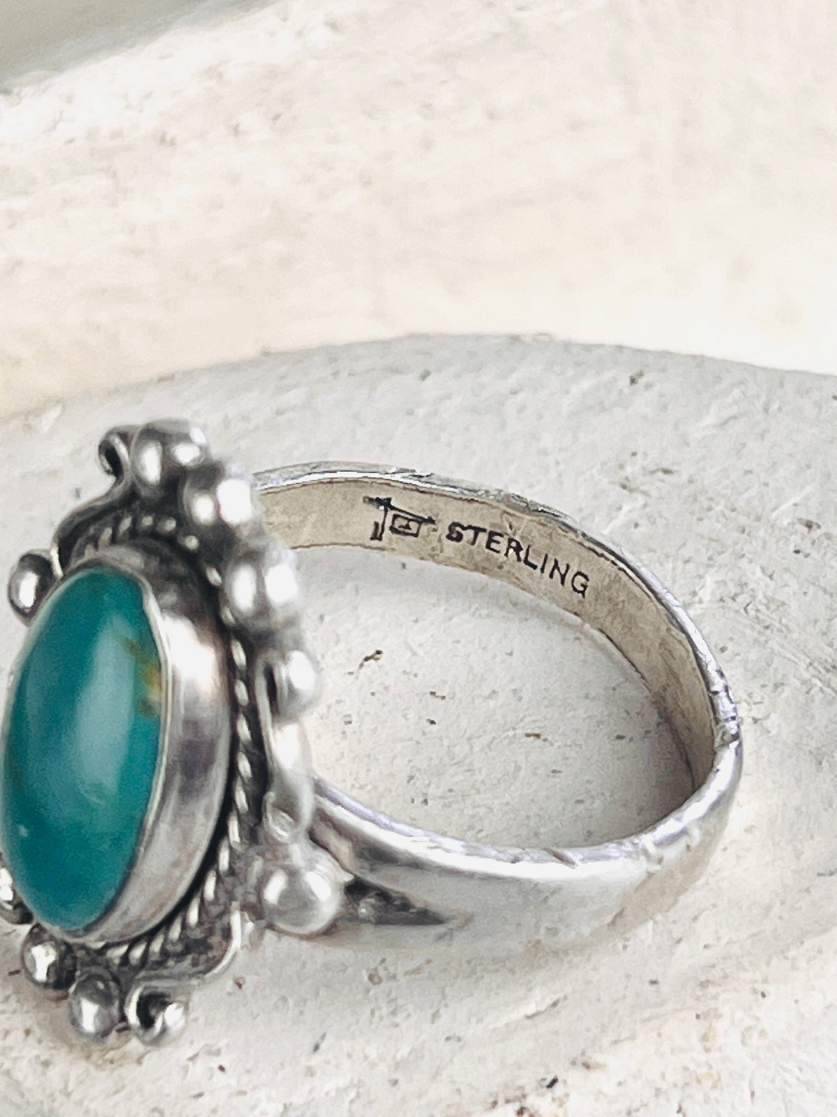 Vintage Navajo Sterling & Turquoise Ring